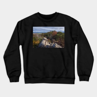 Devil's Wall, rocks, Blankenburg, Harz, Saxony-Anhalt, Germany Crewneck Sweatshirt